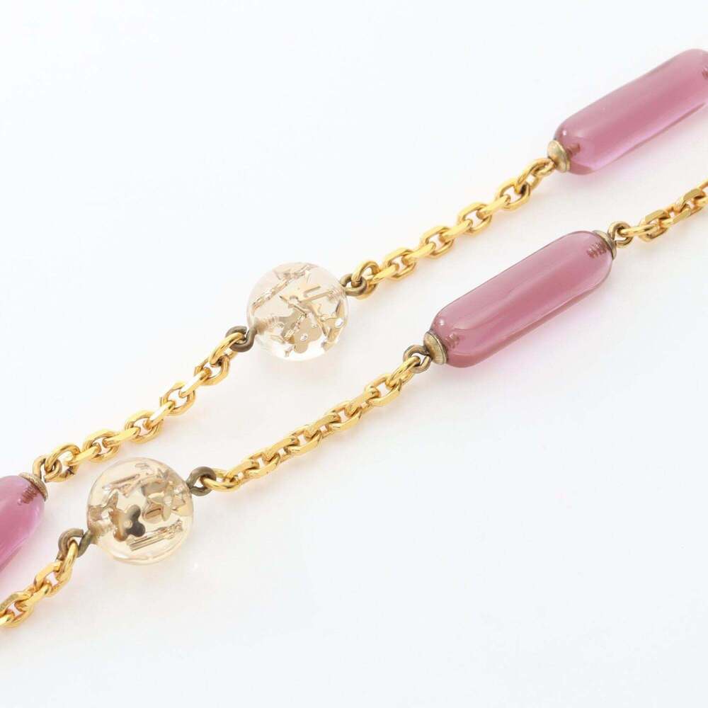 LOUIS VUITTON Pink Necklace - Picture 5 of 5